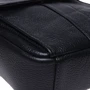 Мужская сумка планшет Borsa Leather черная (K18154-black): Фактура Матовая, Зернистая