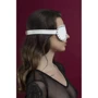 Маска закрытая с заклепками Feral Feelings - Blindfold Mask, белая