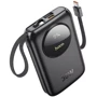 Внешний аккумулятор Hoco Power Bank 10000mAh Q19 Lucky with Cable 30W Black
