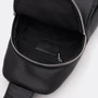 Мужская сумка-слинг Ricco Grande черная (K16040a-black): Фактура Матовая, Гладкая