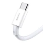 Кабель Baseus USB Cable to USB-C Superior Series PD 66W 2m White (CATYS-A02): Довжина 2 м