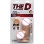 Doc Johnson Fat D 6 In w Balls Ultraskyn - толстый фаллоимитатор из киберкожи, телесный