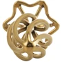 Анальная пробка LOCKINK Sevanda Hollow Spiral Golden Metal Anal Plug - S size