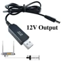 Кабель Dynamode кабель питания для роутера USB Cable to DC 5.5х2.1 mm 5v/9v/12v 1m Black фото 3