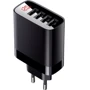 Зарядное устройство Baseus USB Wall Charger 4xUSB 2.4A Mirror Lake Black (CCJMHB-B01): Сила тока 2.4А и более