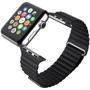 Аксессуар для Watch Fashion Leather Loop Band Black for Apple Watch 38/40/41mm