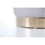 Пуф AMF Madrid Grey / Golden Chrom (547501): Матеріал каркаса металл, Велюр