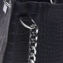 Женская сумка тоут Ricco Grande черная (1l797rep-black): Тип ручки На цепочке, Плечевой ремень, С двумя ручками, Короткая ручка