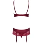 Комплект Obsessive Wonderia set, S/M, рубиновый