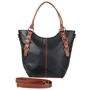Женская сумка тоут Laskara черная (LK10186-black)