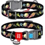 Ошейник WAUDOG Nylon с QR паспортом рисунок Рик и Морти 3 XL 25 мм 35-58 см (4504-0282)