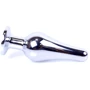 Анальная пробка с кристаллом BOSS of TOYS Boss Series - Jewellery Silver BUTT PLUG Green, BS6400078