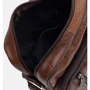 Мужская сумка через плечо Keizer коричневая (k18450sv-brown): Фактура Тканая, Матовая, Зернистая