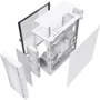 Корпус DarkFlash DK431 White: Материал передней панели пластик, сталь