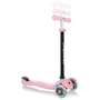 Самокат GLOBBER серии GO UP SPORTY пастельный розовый, до 20/50кг, 1+, 3 колеса с подсветкой: Тип тормоза ножной