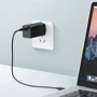 Зарядний пристрій Baseus Wall Charger GaN2 2xUSB-C+USB 65W Black with USB-C Cable (CCGAN2P-B01) фото 8
