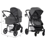 Универсальная коляска 3 в 1 Kinderkraft Juli Gray (KKWJULIGRY3000): Ширина шасси 57 см