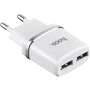 Зарядное устройство Hoco Wall Charger 2xUSB C12 White