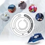 Утюг Clatronic DB 3704: Материал подошвы нержавеющая сталь