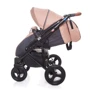 Универсальная коляска 2-в-1 Broco Capri textile beige: Ширина шасси 59.5 см