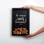 Настенный декор Рамка для винных пробок BeriDari "В смысле нет винишка?"