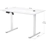 Стол Mealux PowerDesk Energy White c электрорегулировкой высоты (арт. EVO-201 Energy W|/W)