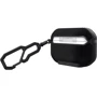 Чехол для наушников Urban Armor Gear UAG Metropolis Case FIBR ARMR BLACK (102256113940) for Apple AirPods Pro: Особливості З карабіном