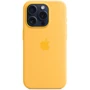 Чохол для iPhone Apple Silicone Case з MagSafe Sunshine (MWNK3) для iPhone 15 Pro: Колір желтый