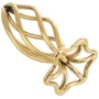 Анальная пробка LOCKINK Sevanda Hollow Spiral Golden Metal Anal Plug - S size