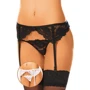 Пояс для чулок SoftLine Garterbelt 3309, S/M (black)