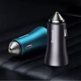 Зарядное устройство Baseus Car Charger USB+USB-C Golden Contactor 60W Blue (CGJM000103) фото 6