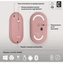 Мышь Logitech Pebble Mouse 2 M350s Tonal Rose (910-007014): Радиус действия 10 м