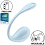 Виброяйцо Satisfyer Smooth Petal Connect App Light Blue
