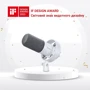 Динамический USB/XLR микрофон Fifine T688W White фото 5
