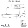 Вытяжка Minola HTLS 6935 WH 1300 LED фото 11