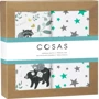 Набор пеленок Cosas Animals Wood Starfalls Mint Grey бязь (4822052074596)