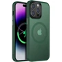 Чехол для iPhone Mobile Case TPU+PC Metal Buttons with MagSafe Colorful Green for iPhone 14 Pro Max