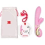 Gvibe Grabbit - Candy Pink вибратор-кролик с тремя моторчиками, 18x3.5 см