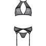 Комплект белья Passion SATARA SET Вlack XXL/XXXL