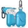 Чехол для наушников ESR Oxford Leather with Belt Blue for Apple AirPods