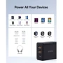 Зарядное устройство Baseus Wall Charger 2xUSB+USB-C Cube Fast Charger 30W Cluster Black (P10111402113-00) фото 11