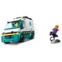 Конструктор LEGO City Скорая помощь 184 детали (60451): Количество деталей, шт. 184