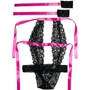 Эротический комплект Пленница NDS 5108-1 Black/Pink, S/M (16786)