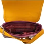 Женская сумка почтальонка Laskara разноцветная (LK-10245-yellow-purple): Пол Женский
