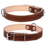 Ошейник Collar для собак двойной 1.4x27-35 см коричневый: Производитель Collar