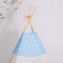 Детская палатка Springos Tipi XXL вигвам бело-голубая (TIP06)