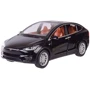 Металлическая машинка Автопром Tesla Model X Тесла 1:22 черная (7574ABC)