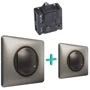 Набор управления Legrand Celiane with NETATMO (микро.реле + 2 smart-выключателя) Graphite (67627)