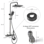 Душова система Lefton Thermostatic Shower System with 5 Water Modes and Temperature Display Screen-SST2206 Grey фото 10