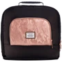 Универсальная коляска 2 в 1 Adamex Mimi Polar (Pink Gold) Y837 черный (люрекс) - медный (принт) кожа (выдавленная точка): Пол ребенка девочка